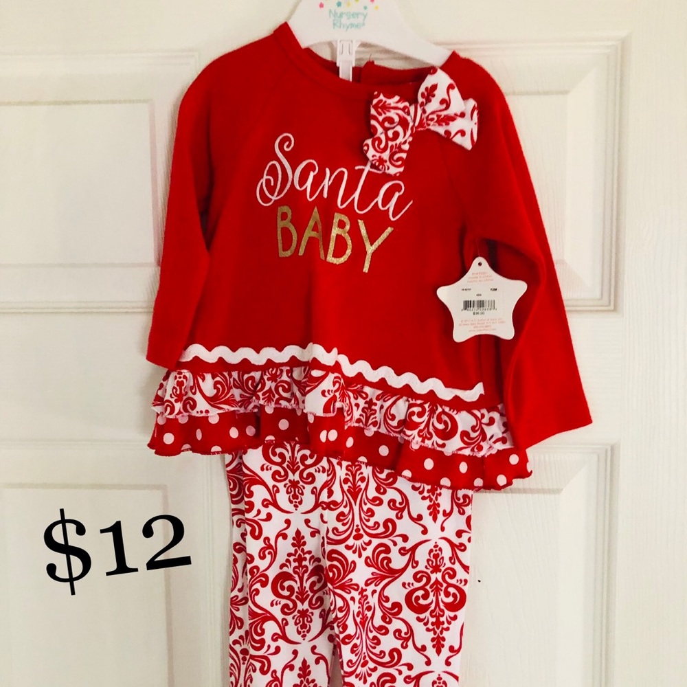 Baby girl Christmas outfit
